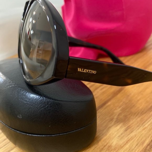 Valentino 60mm Aviator Sunglasses dark havana main image 7